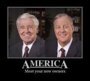koch brothers own america