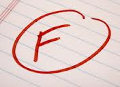 Failing report card