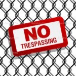 no trespassing