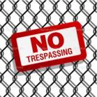 no trespassing
