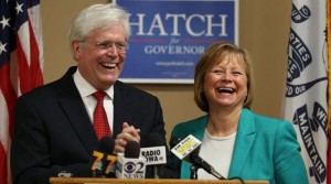 Jack Hatch and Monica Vernon