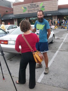 Jeffrey Czerwiec, "I'm walking every step of the way."