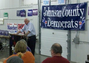 Bernie Sanders at the 2014 Johnson County Democrats BBQ