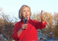 Hillary Clinton inn Coralville, Iowa, Nov. 3, 2015