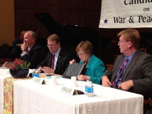 l to r: Tom Fiegen, Rob Hogg, Patty Judge, Bob Krause Iowa Democratic Senate Candidates. credit: Sioux City Journal One of these candidates will work for Iowa