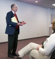 Senator Chuck Grassley in Williamsburg, Iowa in 2010. Photo by the author.