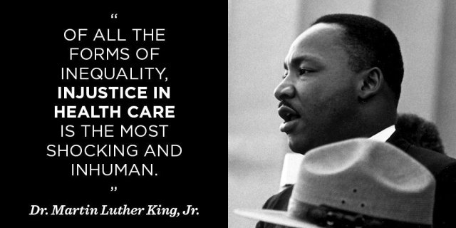 MLK on healthcare