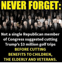 repubs didn't cut golf trips