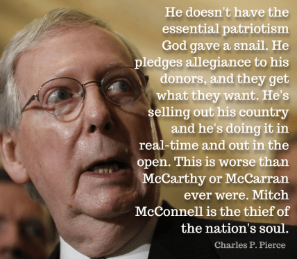 McConnell selling out